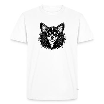 Chihuahua - T-shirt Premium bio Homme - blanc - Devant - Nico (187cm)