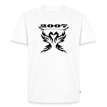 2007 Pen Style Year - Men's Premium Organic T-Shirt - white - Front - Nico (187cm)