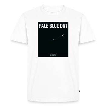 Universe Blue Dot Home - Men's Premium Organic T-Shirt - white - Front - Nico (187cm)