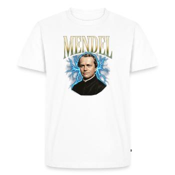 Gregor Mendel Donner - Men's Premium Organic T-Shirt - white - Front - Nico (187cm)