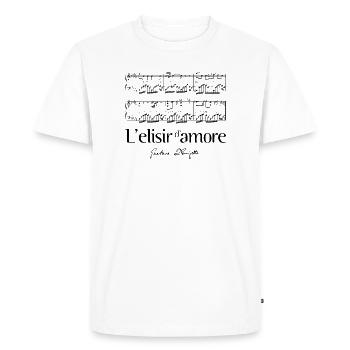 L'elisir d'amore 2 - Men's Premium Organic T-Shirt - white - Front - Nico (187cm)