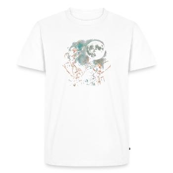 Moonlit Night Anten Adventure - Men's Premium Organic T-Shirt - white - Front - Nico (187cm)