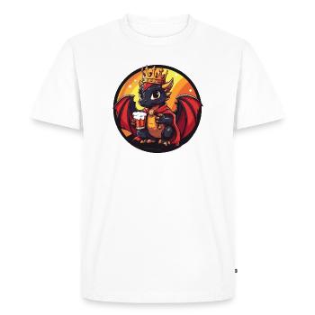 Dragon Beer Drôle - T-shirt Premium bio Homme - blanc - Devant - Nico (187cm)