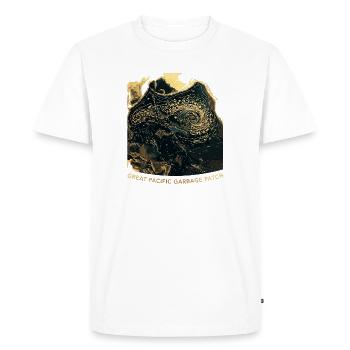 Zone de déchets du Pacifique - T-shirt Premium bio Homme - blanc - Devant - Nico (187cm)