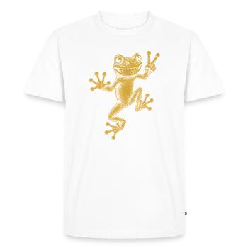 rainette - T-shirt Premium bio Homme - blanc - Devant - Nico (187cm)