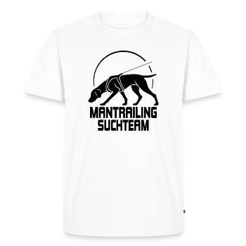 Équipe de recherche de chasse à poils courts allemands Chiens Chiens - T-shirt Premium bio Homme - blanc - Devant - Nico (187cm)