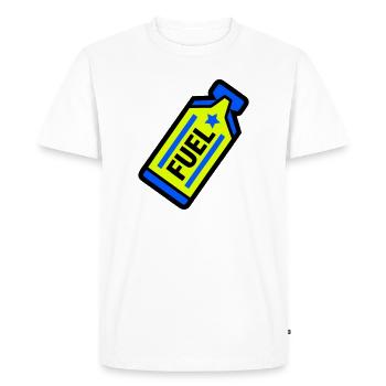 Fuel Energy Gel Endurance Sports - Men's Premium Organic T-Shirt - white - Front - Nico (187cm)