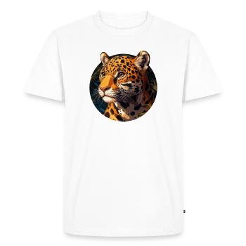 Design de Jaguar - T-shirt Premium bio Homme - blanc - Devant - Nico (187cm)