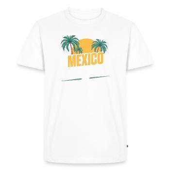 Équipe de la fête au Mexique - T-shirt Premium bio Homme - blanc - Devant - Nico (187cm)