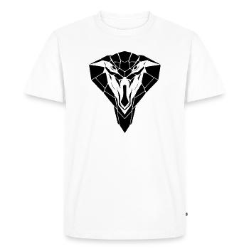 Cobra Style – Danger & Elegance - Men's Premium Organic T-Shirt - white - Front - Nico (187cm)