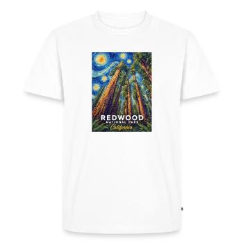 Redwood National Park Sky California - Men's Premium Organic T-Shirt - white - Front - Nico (187cm)