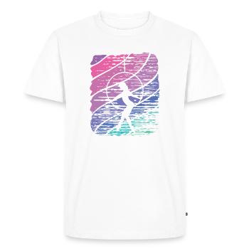 Aerialist Vintage Aerial Ring Lyra Air Ring - Men's Premium Organic T-Shirt - white - Front - Nico (187cm)
