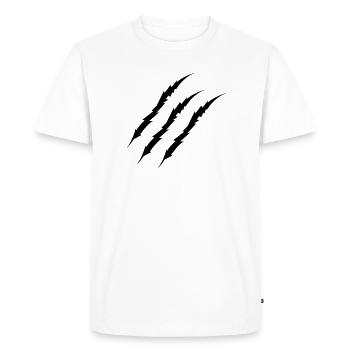 griffe - T-shirt Premium bio Homme - blanc - Devant - Nico (187cm)