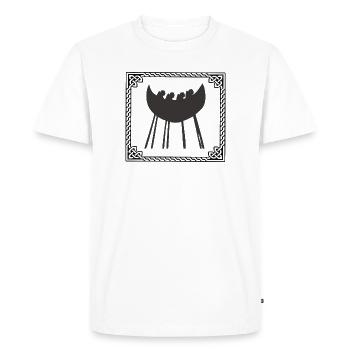 caherciveen boat - Men's Premium Organic T-Shirt - white - Front - Nico (187cm)