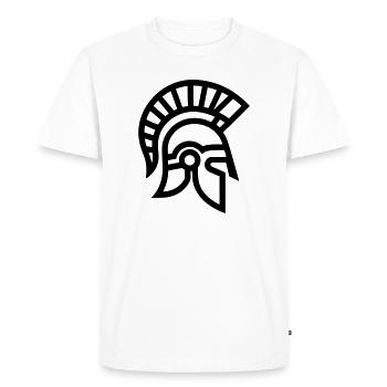 Spartan - Men's Premium Organic T-Shirt - white - Front - Nico (187cm)