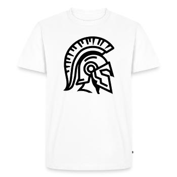 Spartan - Men's Premium Organic T-Shirt - white - Front - Nico (187cm)