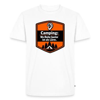 Camping-car pour camping-car heartbeat - T-shirt Premium bio Homme - blanc - Devant - Nico (187cm)