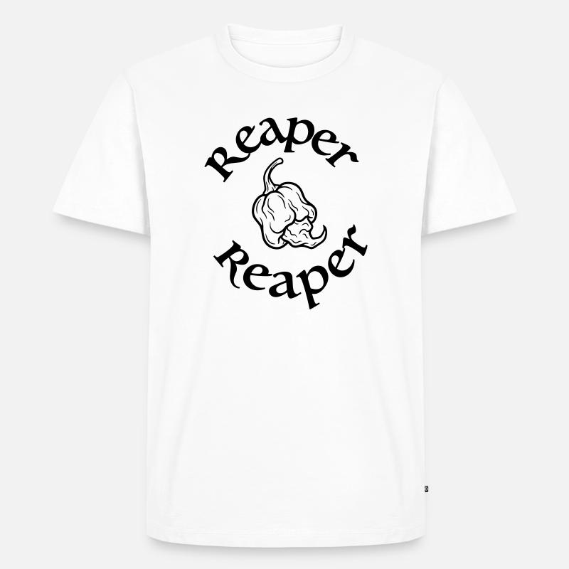 Carolina Reaper - Männer Premium Bio T-Shirt - Weiß