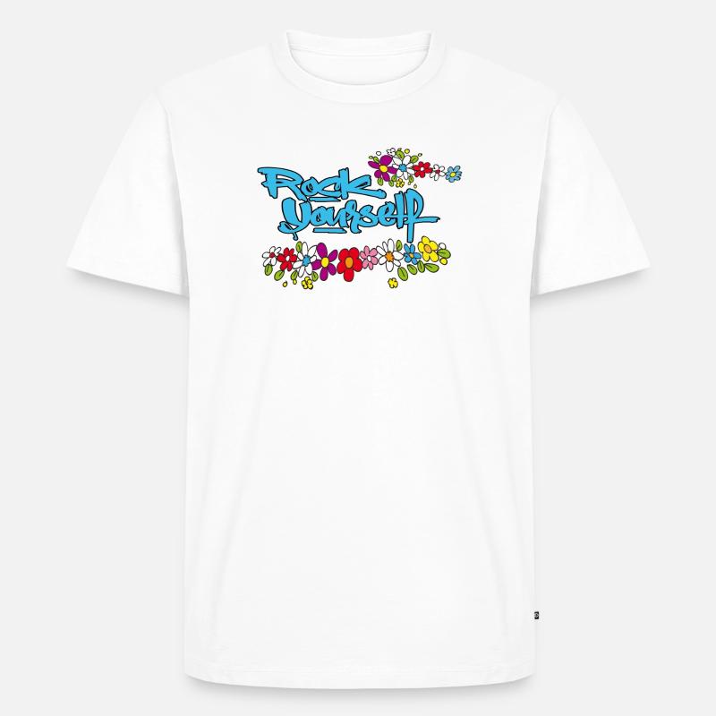 Rock Yourself  - Männer Premium Bio T-Shirt - Weiß