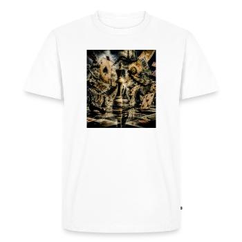 Échecs surréalistes - T-shirt Premium bio Homme - blanc - Devant - Nico (187cm)
