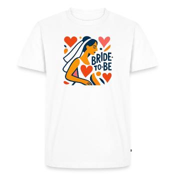 Future mariée - T-shirt Premium bio Homme - blanc - Devant - Nico (187cm)
