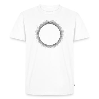 sun burst design T-Shirt - Men's Premium Organic T-Shirt - white - Front - Nico (187cm)