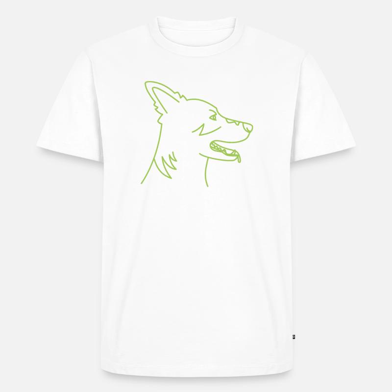 AmarokGeist - Männer Premium Bio T-Shirt - Weiß