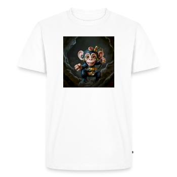 Combinaison steampunk aventureuse - T-shirt Premium bio Homme - blanc - Devant - Nico (187cm)