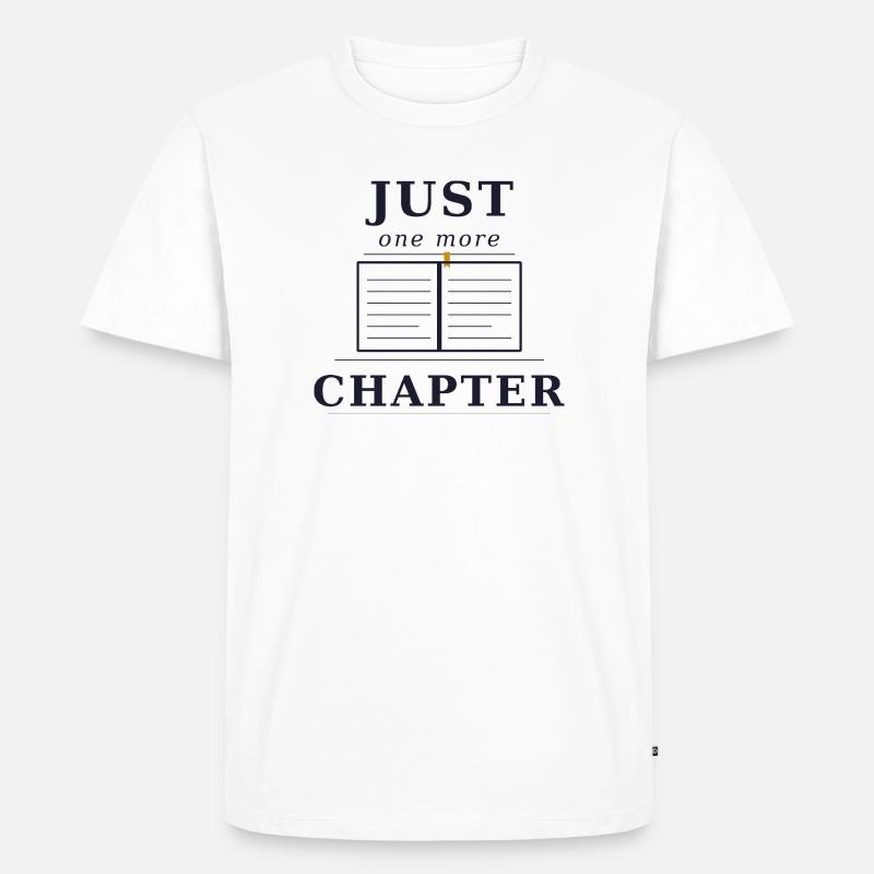 Just one more chapter - Männer Premium Bio T-Shirt - Weiß