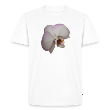 Elegant_Pale_Lavender_Phalaenopsis_Moth_Orchid - Men's Premium Organic T-Shirt - white - Front - Nico (187cm)