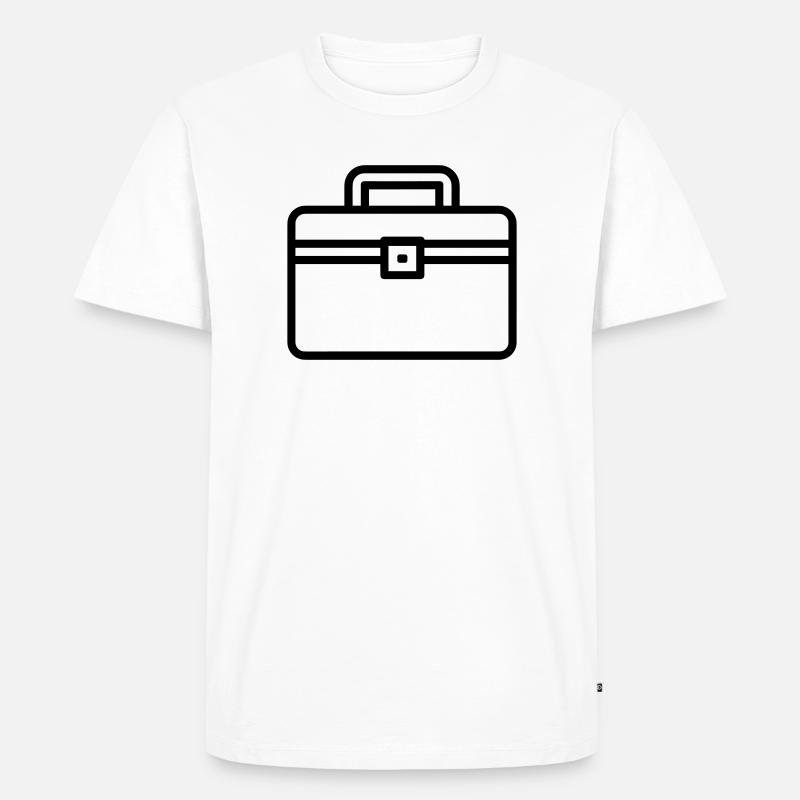 Werkzeugkasten - Männer Premium Bio T-Shirt - Weiß