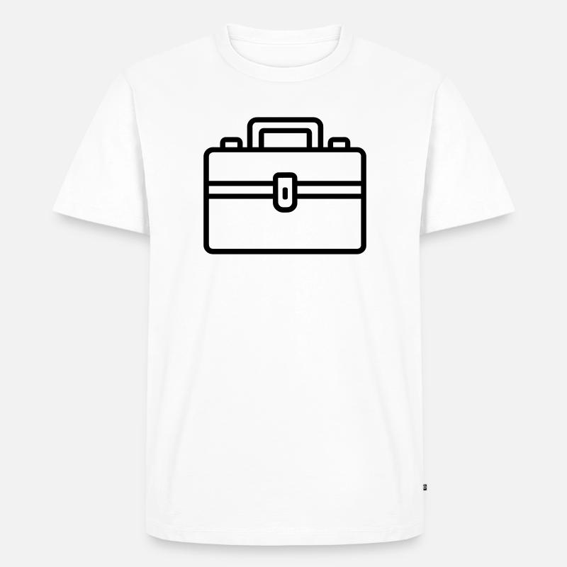Toolbox - Men's Premium Organic T-Shirt - white