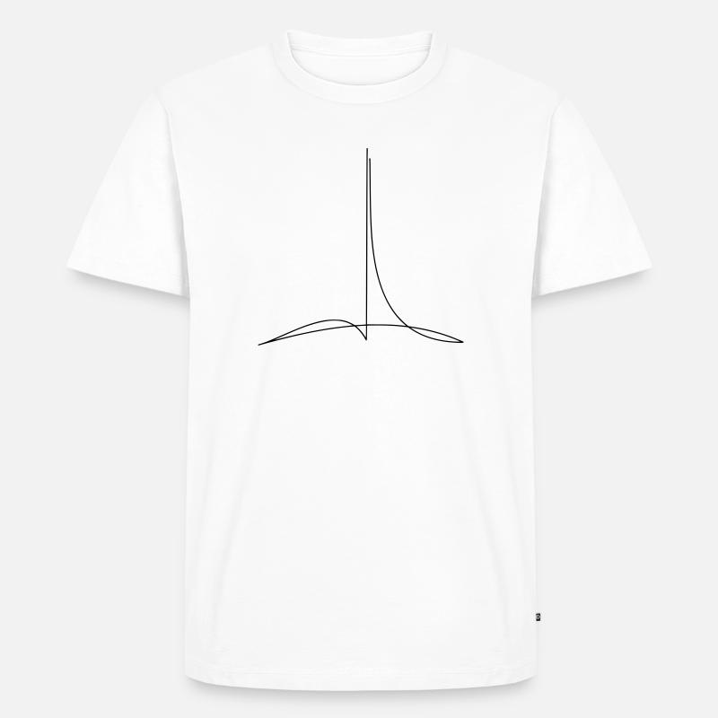 Dirigent 4/4 Takt - Männer Premium Bio T-Shirt - Weiß