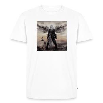 Gardien Ailé dans la Brume - T-shirt Premium bio Homme - blanc - Devant - Nico (187cm)