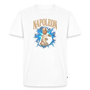 Napoleon Flashlight Aura - Men's Premium Organic T-Shirt - white - Front - Nico (187cm)