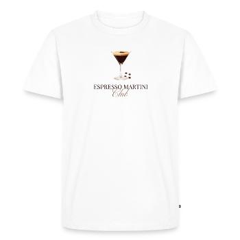 Espresso Martini Club - T-shirt Premium bio Homme - blanc - Devant - Nico (187cm)