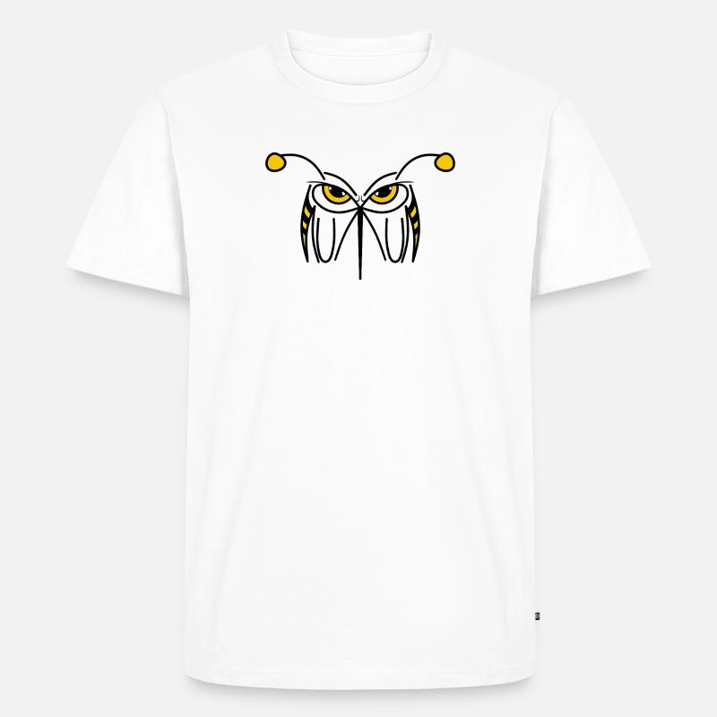 STING - Angry Wasp - Männer Premium Bio T-Shirt - Weiß