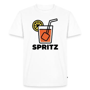 Spritz Cocktail Summer Drink Italy Holiday - Men's Premium Organic T-Shirt - white - Front - Nico (187cm)