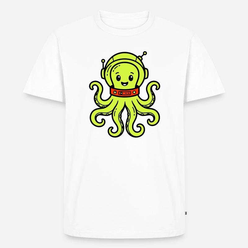 Extraterrestre mignon - T-shirt Premium bio Homme - blanc