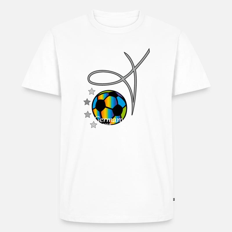 Fußball Event - Männer Premium Bio T-Shirt - Weiß