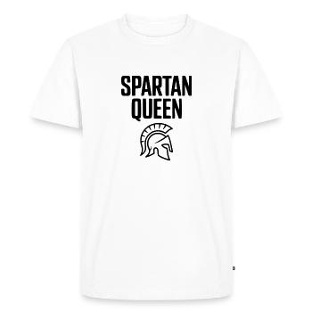 Reine spartiate - T-shirt Premium bio Homme - blanc - Devant - Nico (187cm)
