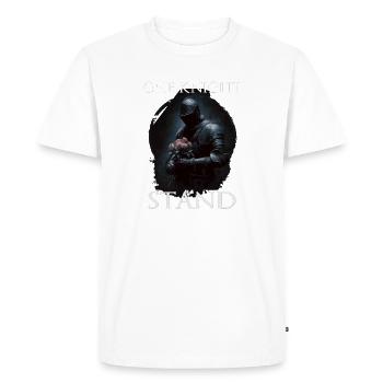 Knight Buhurt Warrior Motif Bouhourt Hobby Buhurt - Men's Premium Organic T-Shirt - white - Front - Nico (187cm)