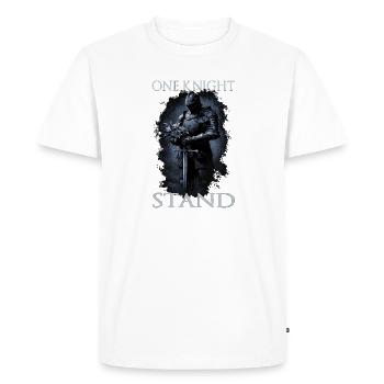 Bouhourt Medieval Joust Buhurt One Knight Stand - Men's Premium Organic T-Shirt - white - Front - Nico (187cm)