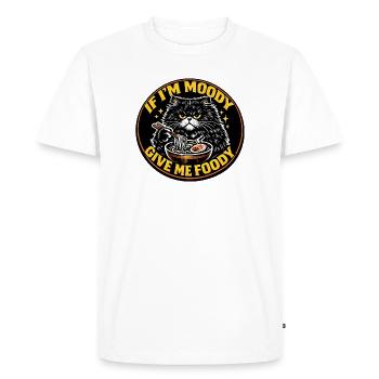 Mood Cat Ramen Dit Cadeau de la nourriture - T-shirt Premium bio Homme - blanc - Devant - Nico (187cm)