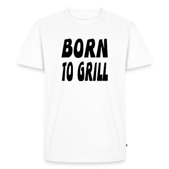 Griller - T-shirt Premium bio Homme - blanc - Devant - Nico (187cm)