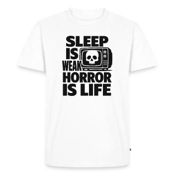 Horror Movies Heal People Humor - Men's Premium Organic T-Shirt - white - Front - Nico (187cm)