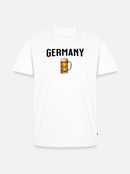 Germany Beer - Men's Premium Organic T-Shirt - white