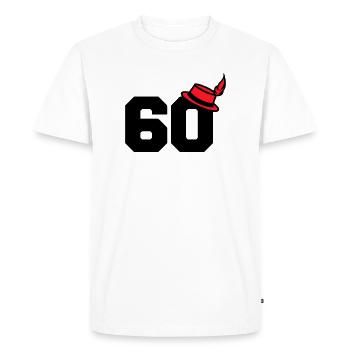 60 - T-shirt Premium bio Homme - blanc - Devant - Nico (187cm)