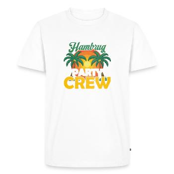 Équipe de la fête de Hambourg - T-shirt Premium bio Homme - blanc - Devant - Nico (187cm)