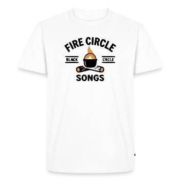 Campfire Kettle Cooking Outdoor Camping - Men's Premium Organic T-Shirt - white - Front - Nico (187cm)